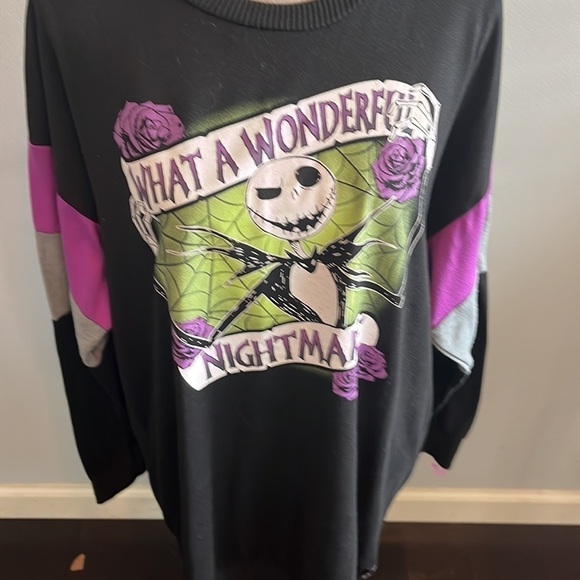 Disney Womens Nightmare Before Christmas Black Sleepwear XL - Picture 2 of 9